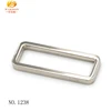 Handbag handle zinc alloy nickel rings bag metal hardware square ring buckle