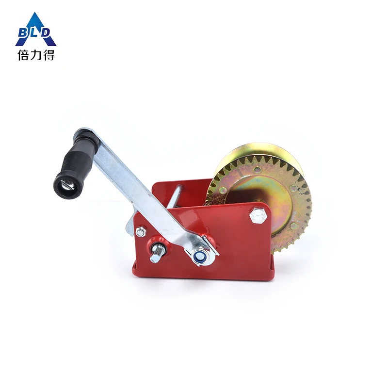 
Manual hand winch manufacture wholesale ratchet anchor capstan boat pulling winch small wire rope cable brake hand puller winch 