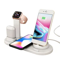 

New Arrival 3 in 1 Docking Station Wireless Mobile Phone Charger For Apple Watch Stand With Dock for iPhone for Air Pods