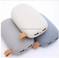 

10400mah portable stone power bank with Dual USB Output