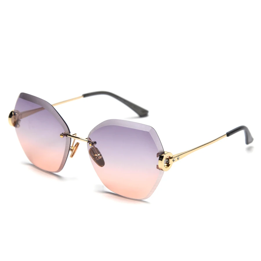 

Rimless Sunglasses UV400 Protection CE Sunglasses 2019, Custom color