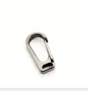 30mm 35mm length titanium keyring clip key chain carabiner D shape titanium Keychain carabiner
