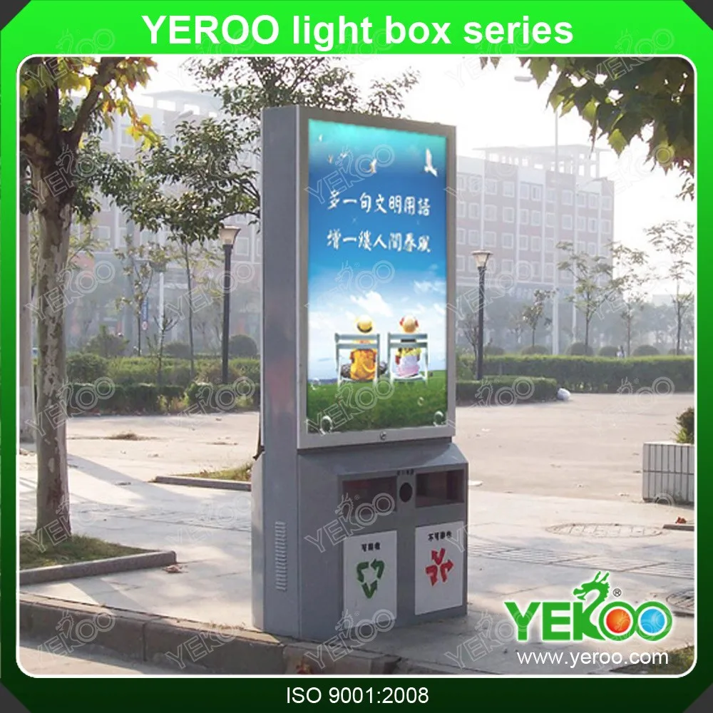 product-Solar power outdoor street advertising light box-YEROO-img-7
