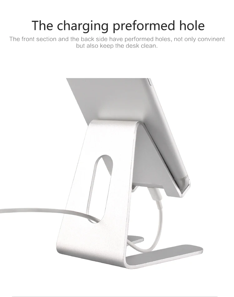 Tel&eacute;fono inteligente o tableta titular de la aleaci&oacute;n de aluminio de soporte para ipad personalizado del tel&eacute;fono celular de metal venta al por menor de exhibici&oacute;n de - ANKUX.COM