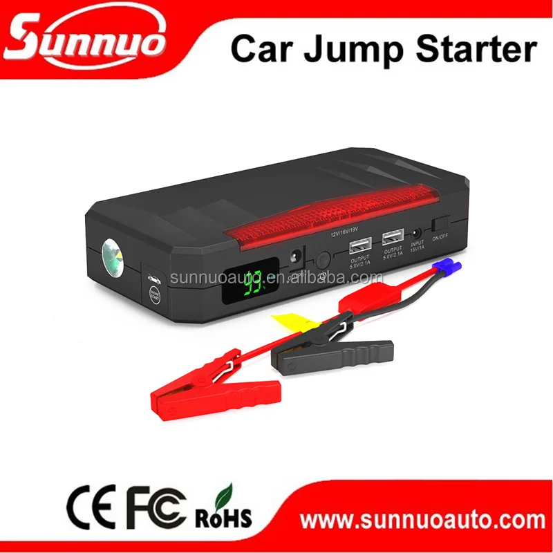 Buy Wholesale China Portable Multi Function Jump Starter 2000a Peak Current  16000mah 12v Auto Car Jump Starter Power Bank & Car Jump Starter Power Bank  at USD 27.4