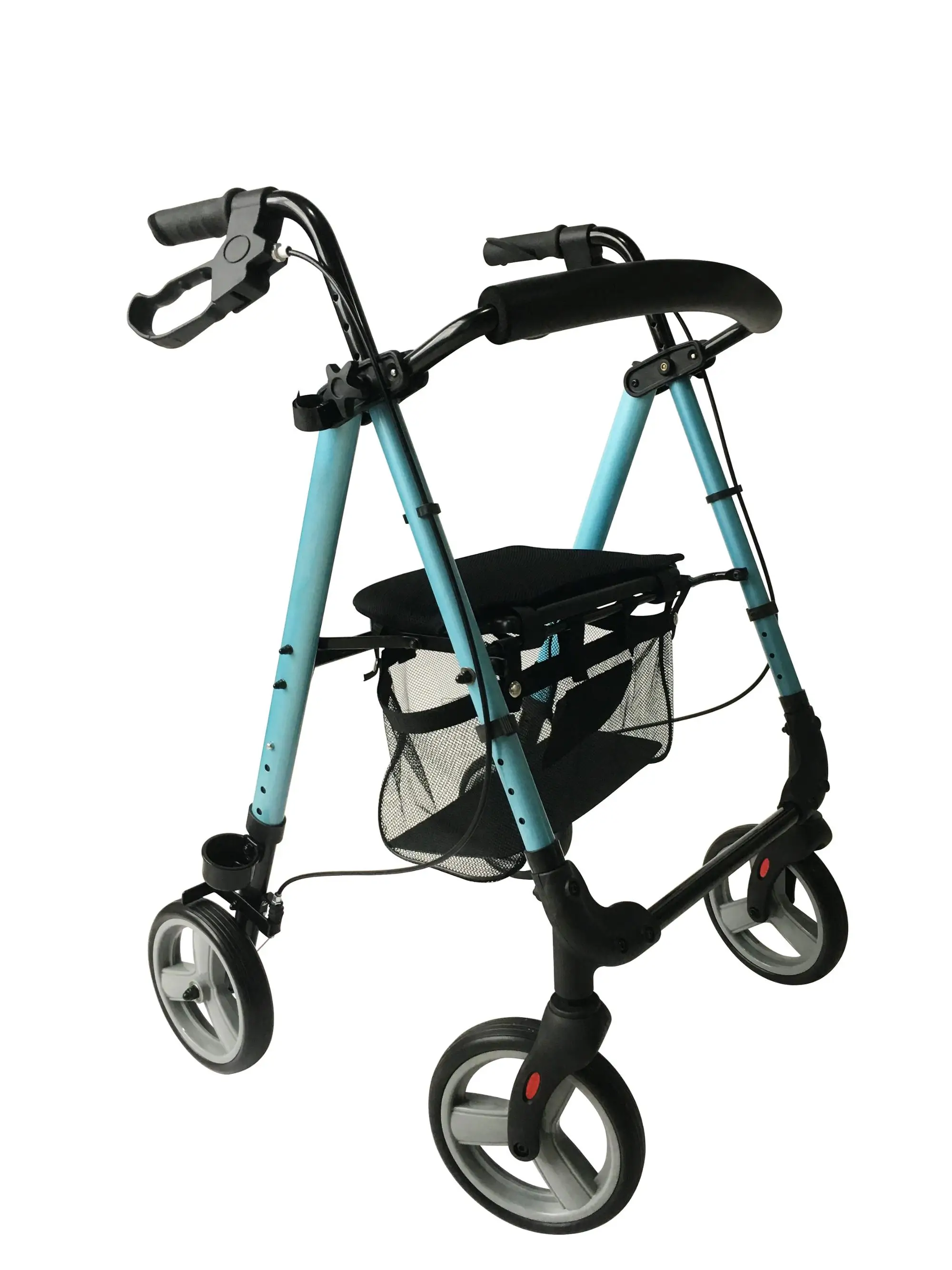Mobility Aluminum Foldable Adult Drive Medical Four Wheel Walker