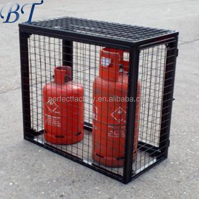 
Folding steel stackable storage cage/gas bottle storage cage (manufacturer) 