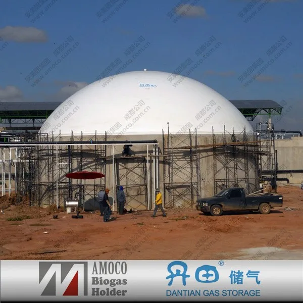
Double membrane cover, membrane balloon, biogas holder in Thailand  (1219058164)