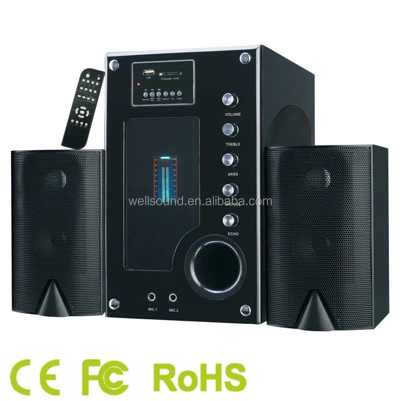 

2.1 best amplifier multimedia computer speaker system 5.1 surround sound amplifier kit, Black