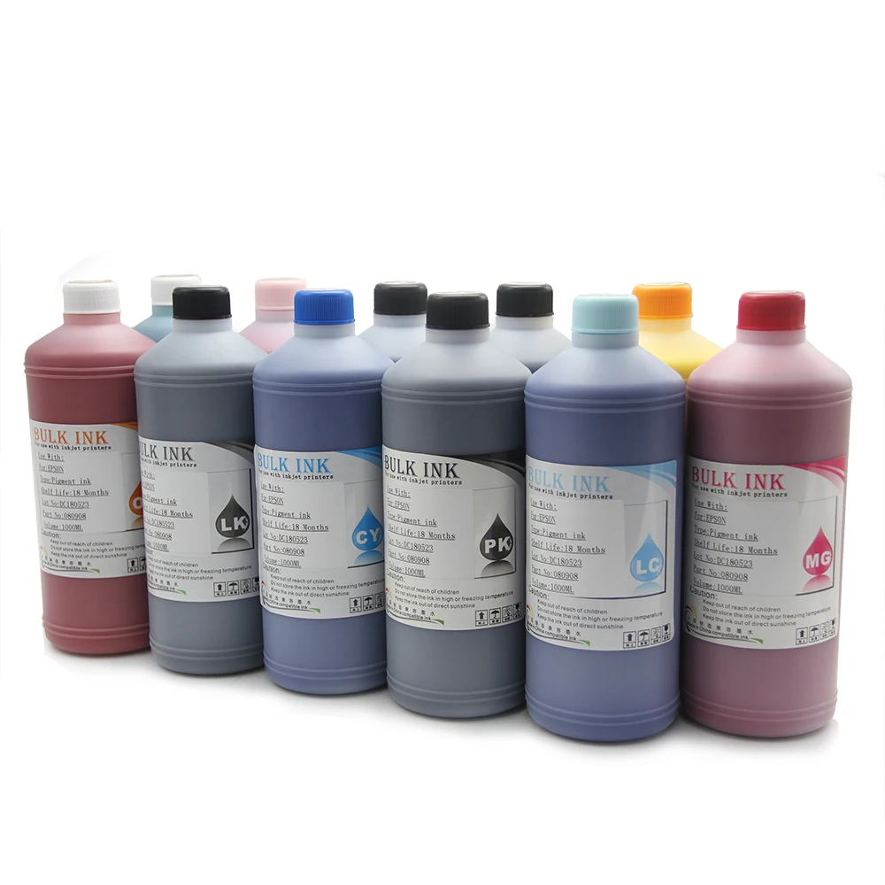 Ocinkjet 1000ml 12 Colors Genuine High Quality Pigment Ink For Hp 70 /