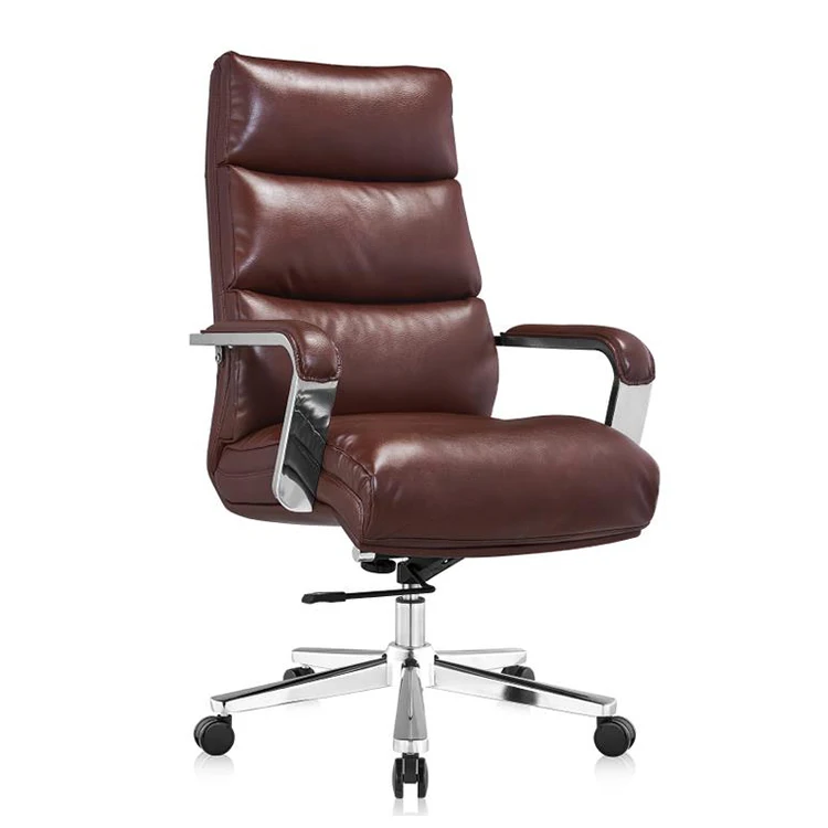 Swivel Brown Leather Executive Office Chair Brown Leather Executive Office Chair