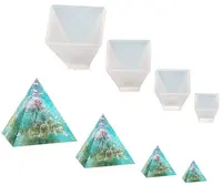 

Pyramid Jewelry Casting Molds Silicone Resin Jewelry Molds for DIY Jewelry Craft Making