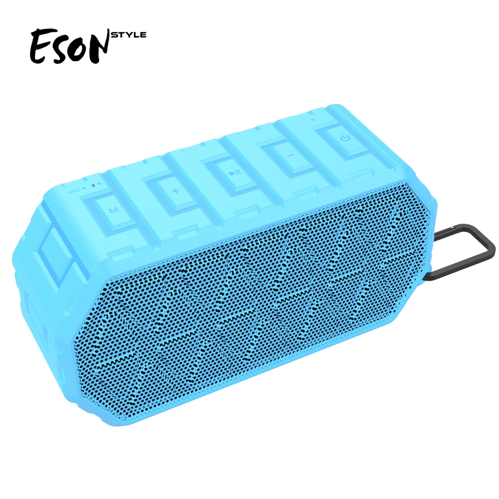 

Eson Style 2019 trending product design tank Bluetooth Speakers capsule Outdoor Speaker Shockproof Waterproof speaker with mic