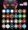 Cosplay crazy romance colored contact lenses