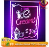 rewritable neon led writing advertising board, led DIY writing message drawing board outdoor indoor