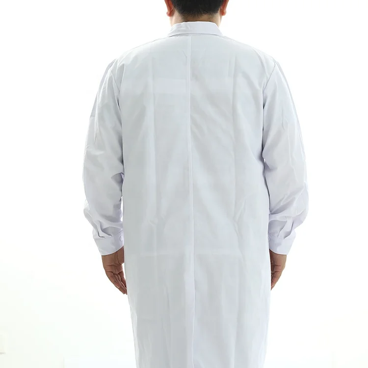 

Wholesale 100% cotton hospital school doctor kids lab coat, White