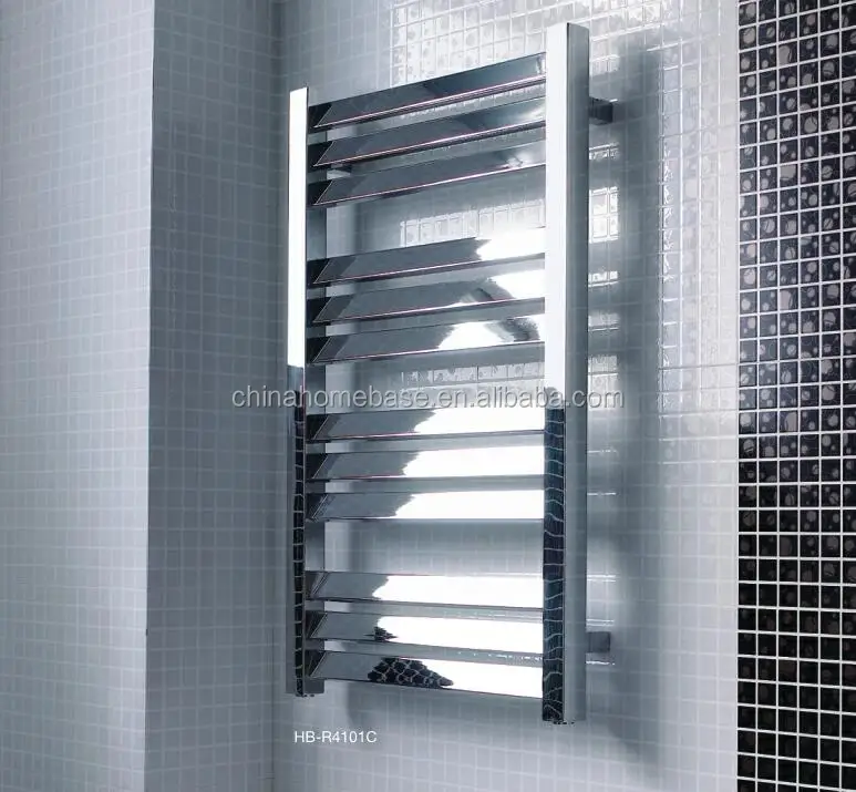 
HB R41 series bathroom hot water heated steel chromed ladder towel racks warmer towe rails radiator  (60514559404)