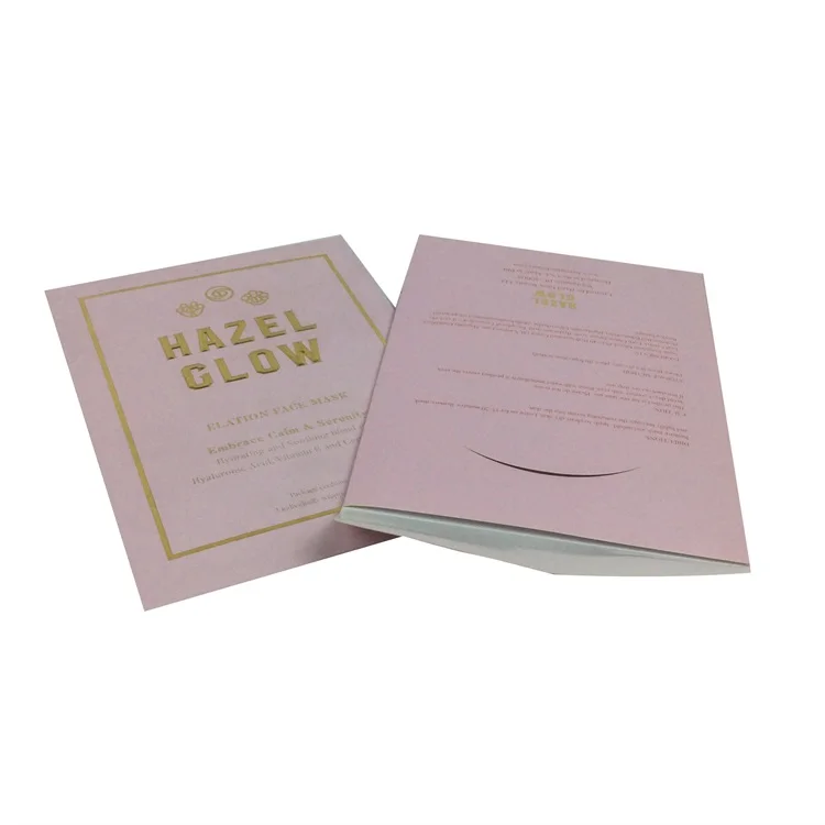 
Custom print envelope with golden foil logo 