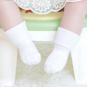 Image of Baby 14-Pack Grow & Fit Cotton Stretch Socks - Unisex, Girls, Boys