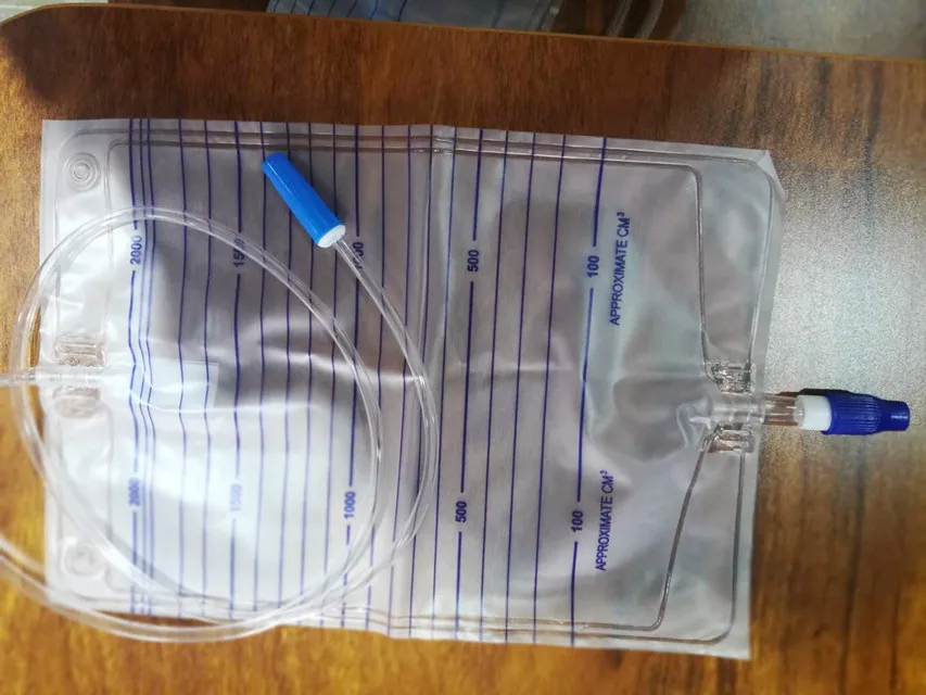 Urine Drainage Bag 2000ml Screw Valve Urology Bag For Single Use Buy