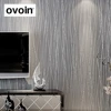 Silver Grey 3d Embossed Textured Stripes Modern Wallpaper For Living Room Walls Roll Gray Lines Plain Wall Paper Home Decor