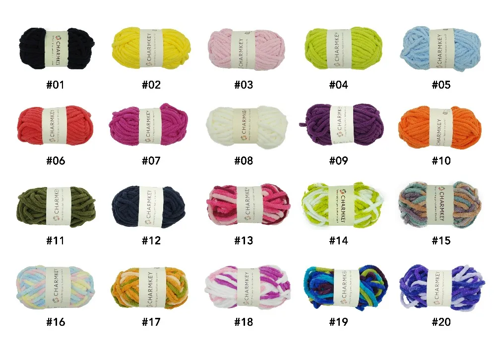 Funky Thick Chunky Fancy Soft Fluffy Yarn Chenille Yarn For Hand Made ...