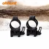 Ohhunt Picatinny Weaver Scopes Mount Accessories 2Pcs High Profile 25.4mm Rings Cast Steel Quick Release Scope Rings