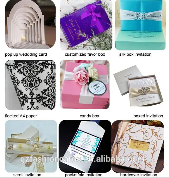 Wholesale Customized Size Blank Diy Invitation Pocket With Envelope