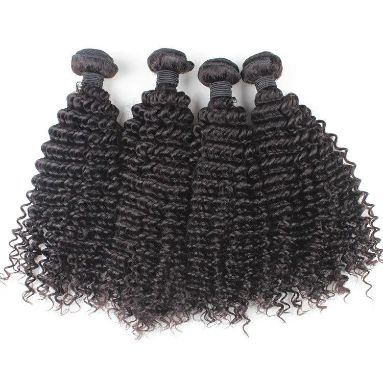 

Wholesale natural color kinky curly 100% raw unprocessed virgin indian hair