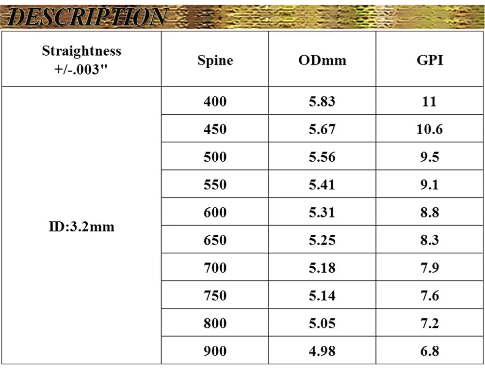 2mm for recurve high pounds competitive bow hunting