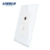 Wholesale Modern Satellite TV and TEL Television & Telephone Wall Socket