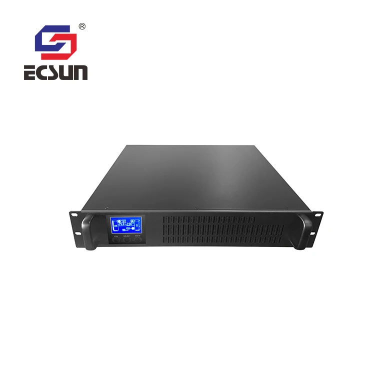 ZX LCD Double Conversion Long Run Rack Mount Online UPS 1KVA 
