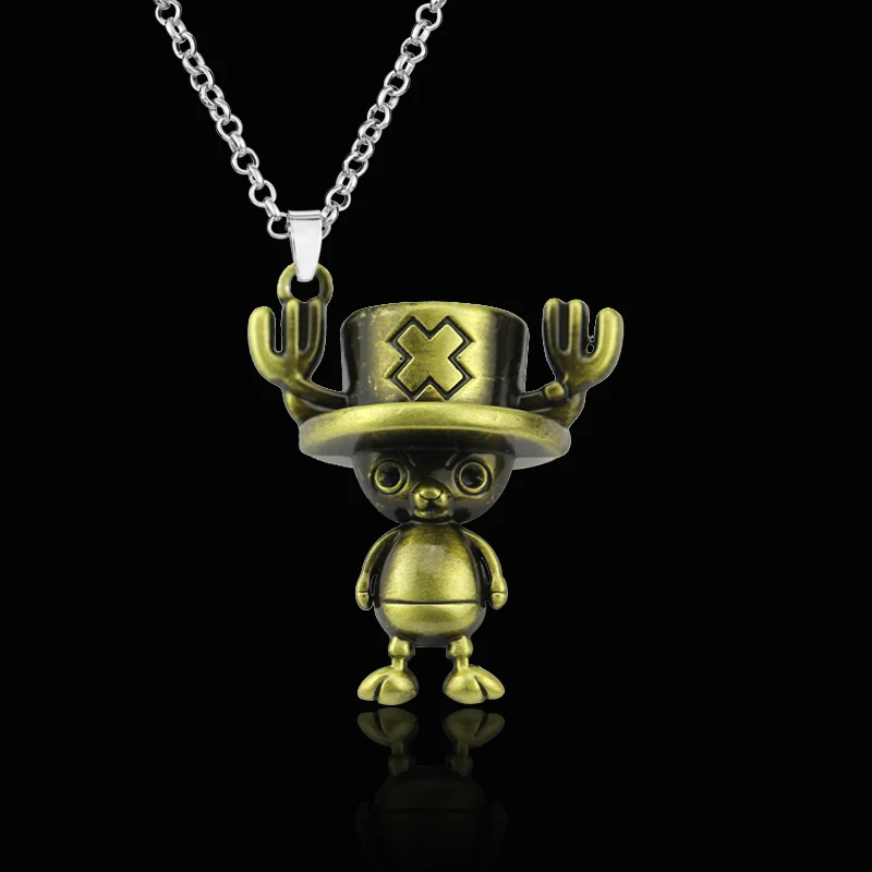 anime one piece necklace figure model tony chopper pendant