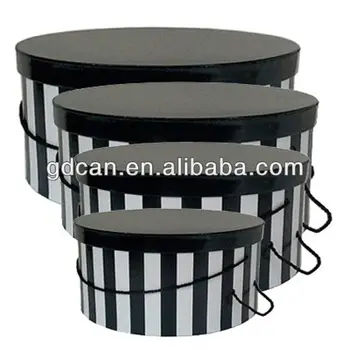 Round Plain Decorative White Hat Boxes Wholesale Buy