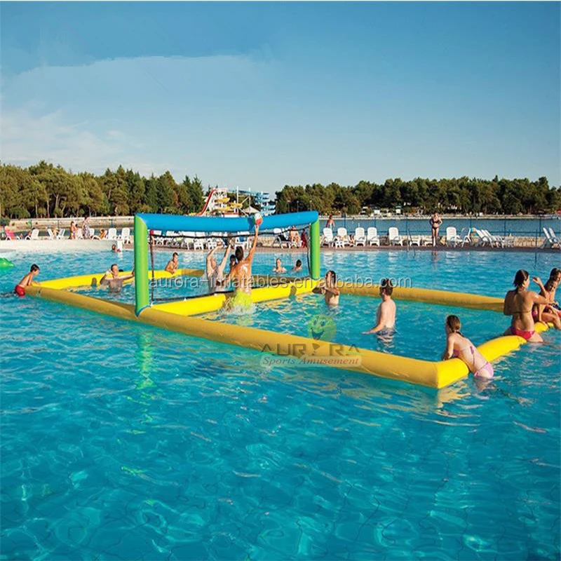 Inflatable Water Volleyball Court Outdoor Floating Inflatable Volleyball Field Inflatable Water