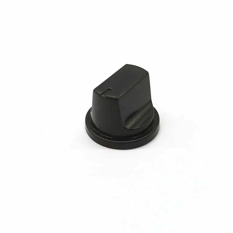 Dia.16*H12mm Plastic Potentiometer Knob for Knurled Shaft 6mm