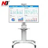 Super Quality Aluminum NB AVF1500-60-1P 45"-70" LED LCD TV Cart Flat Panel Plasma TV Trolley Stand With Camera Tray and AV Shelf