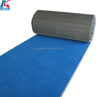 

best quality competition blue carpet cheer mats artistic gymnastics for home