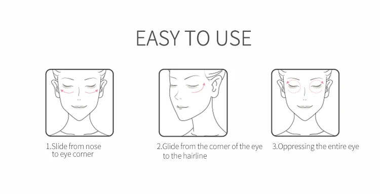 Home Use Skin Care Skin Tightening Face Care Massager Led Light Eye Beauty Massager