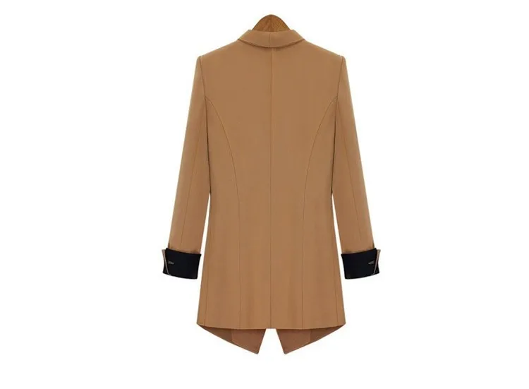 Großhandel Großhandels 2017 Neue Marke Frühling Herbst Lange Frauen Jacken Mantel Dünne Damen Schwarz Camel Patchwork Anzüge Von Priscille, $48.27 Auf Großhandel Großhandels 2017 Neue Marke Frühling Herbst Lange Frauen Jacken Mantel Dünne Damen Schwarz Camel Patchwork Anzüge Von Priscille, $48.27 Auf