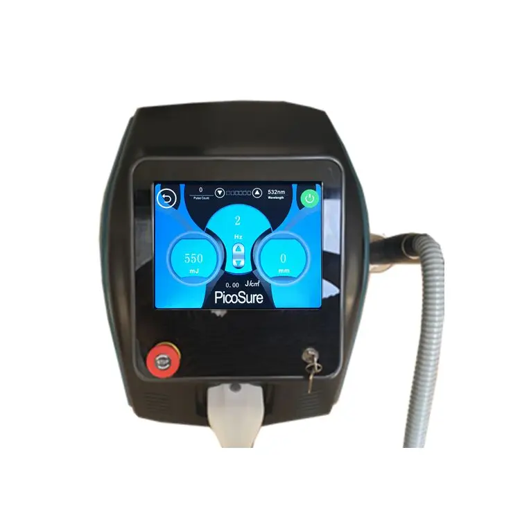 

new portable Picosecond laser /tattoo pigment removal machine/755nm 532nm 1064nm 1320nm pico laser machine