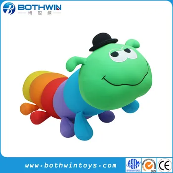 colorful caterpillar stuffed toy