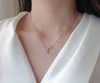 925 sterling silver Korean simple and temperament star and planet shaped pendant necklace women