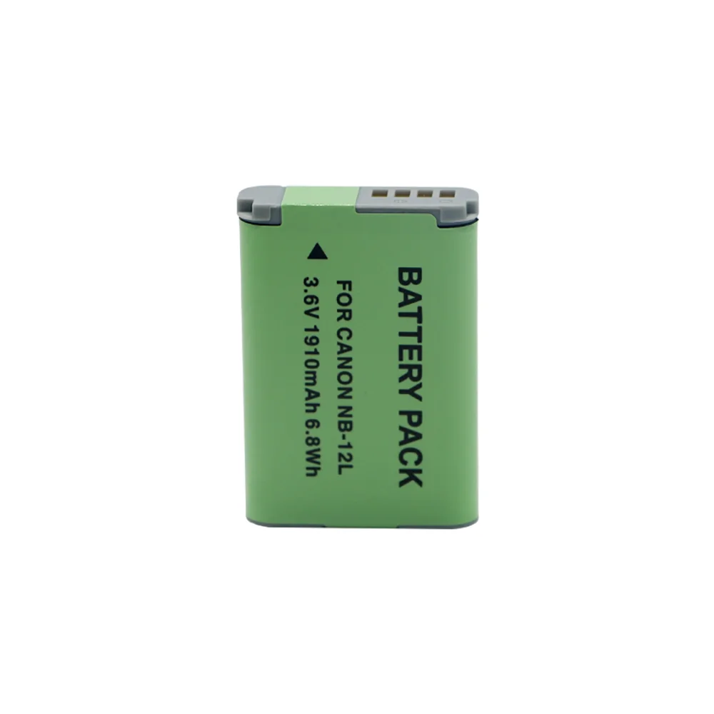 

NB-12L battery for Canon Legria mini X PowerShot N100 G1 X Mark II DSLR Camera, Green