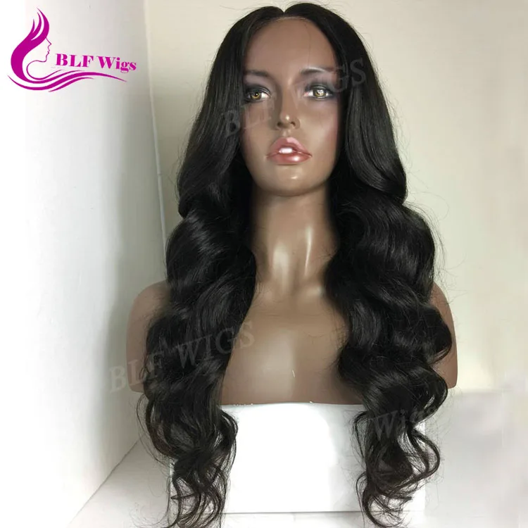 

elastic band brazilian hair glueless full lace wig
