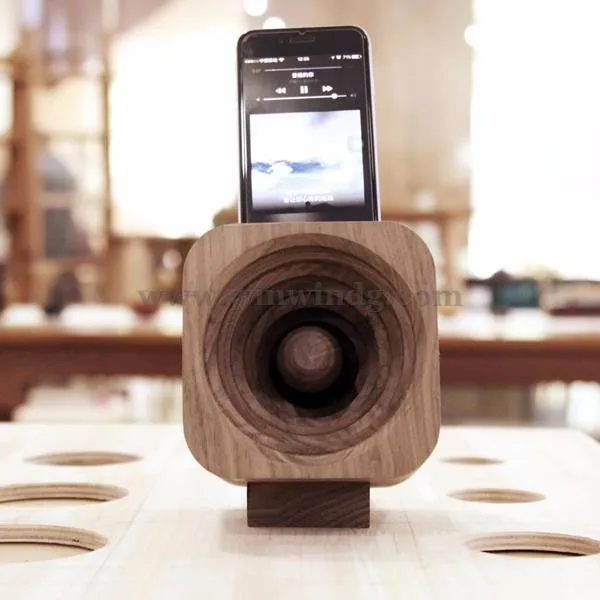 

Mini Portable Real Wood Speaker With Premium Sound Fashion Speaker Wooden Mini Speaker