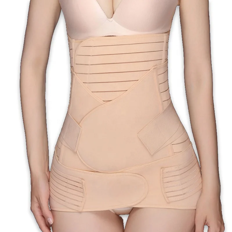 

3 in 1 Postpartum Girdle C Section Corset-Recovery Belly/Wais Belt Body Shaper Postnatal Shapewear