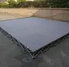 1.22m x 1.22m Stage Grey Deck Portable Stage Platform with 20cm Riser and skirting