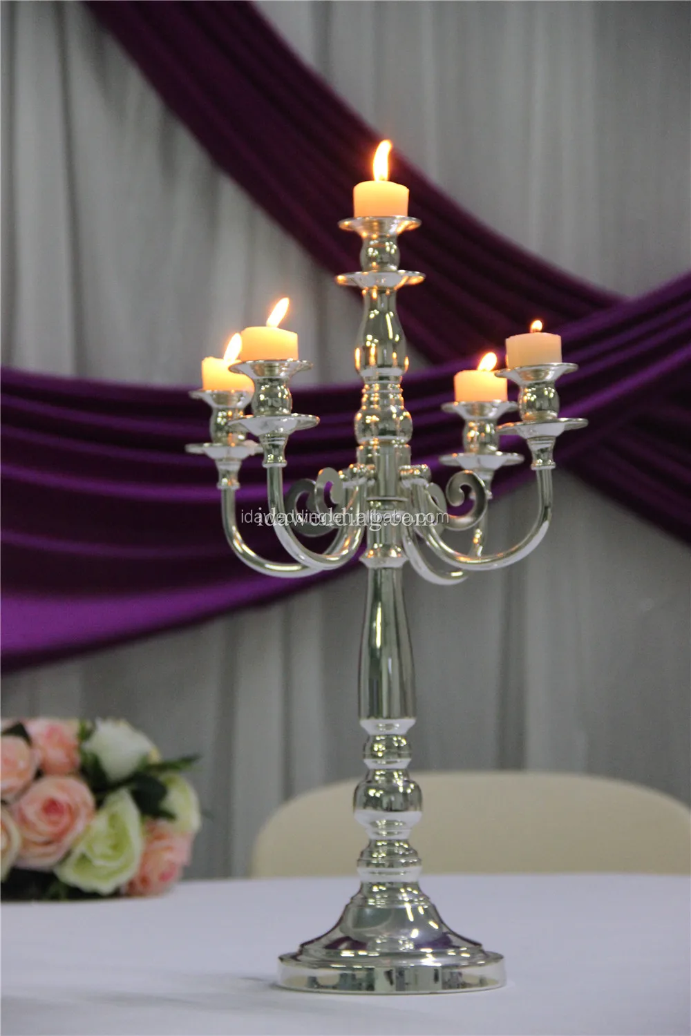 100 Tall Candle Wedding Centerpieces Hurricane Vase Wedding