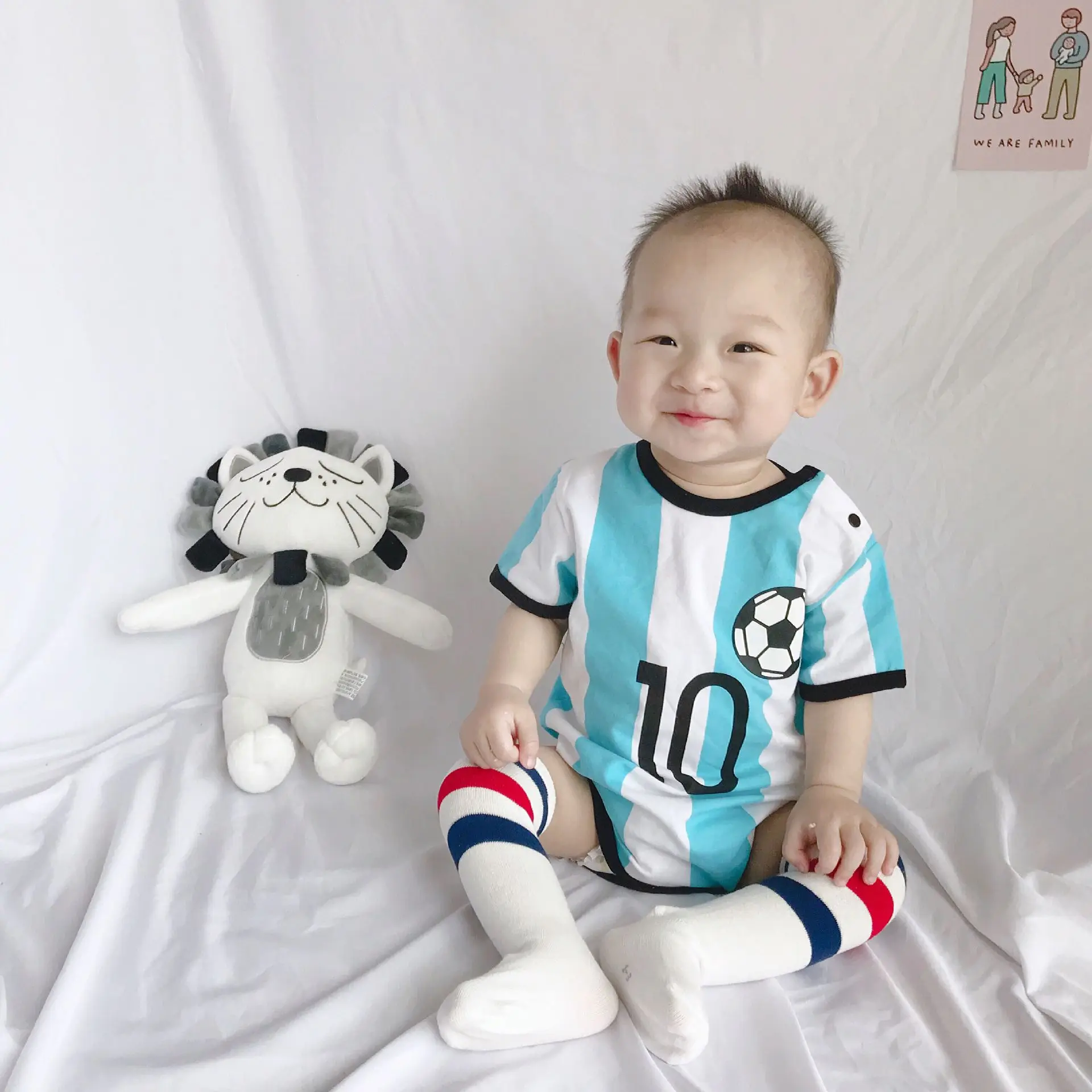 Hot Selling Messi Football Baby Clothes Fashion Baby Boy Romper Buy